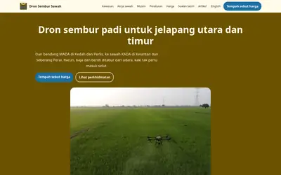 Homepage of Dron Sembur Sawah