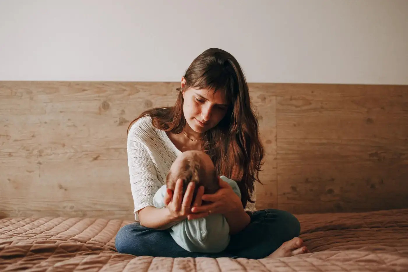 Thuisreportage met een puppy
